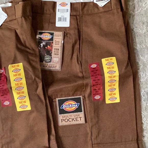 Dickies - Double Knee Work Pants, Loose Fit, New With Tags - Quantity Two, 38x32 - Picture 9 of 16